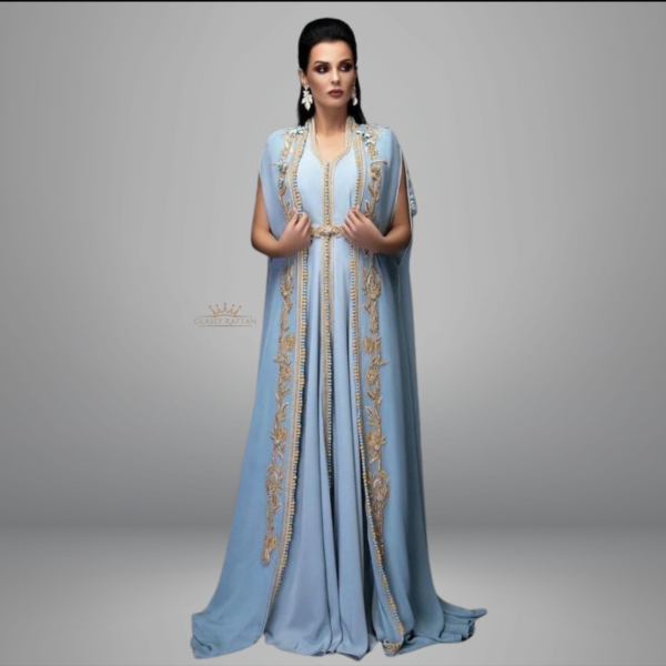 silk Moroccan kaftan