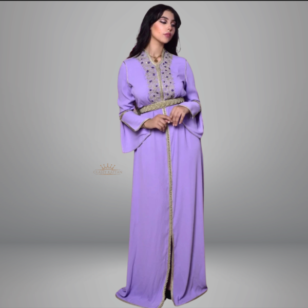 Traditional embroidered kaftan