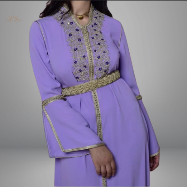 Traditional embroidered kaftan